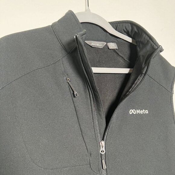 Eddie Bower Zip Up Vest with Meta Embroidery Size XL - Picture 3 of 8